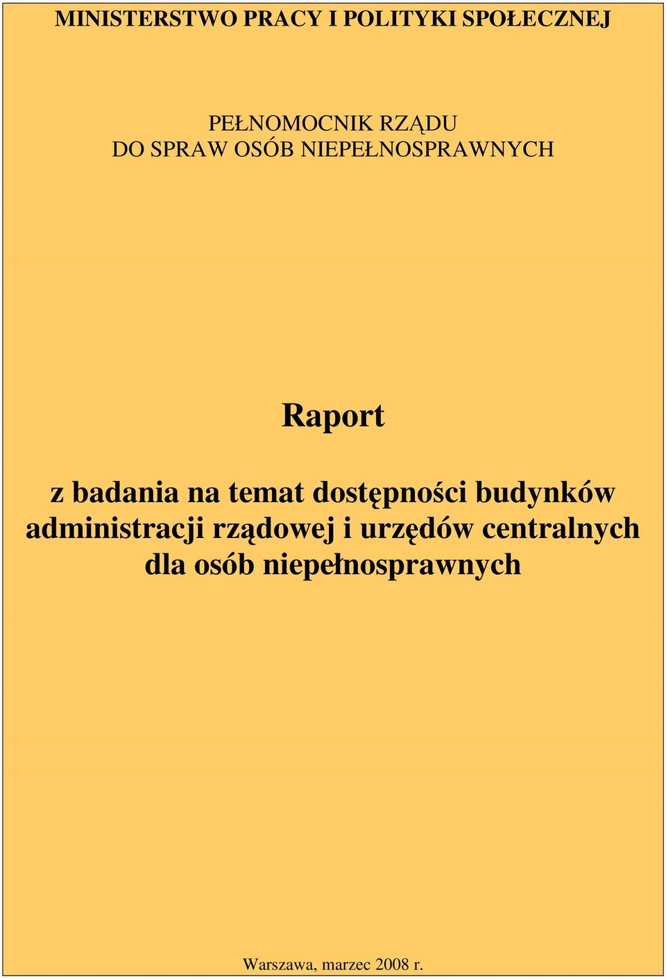 dostępności budynków administracji rządowej i urzędów