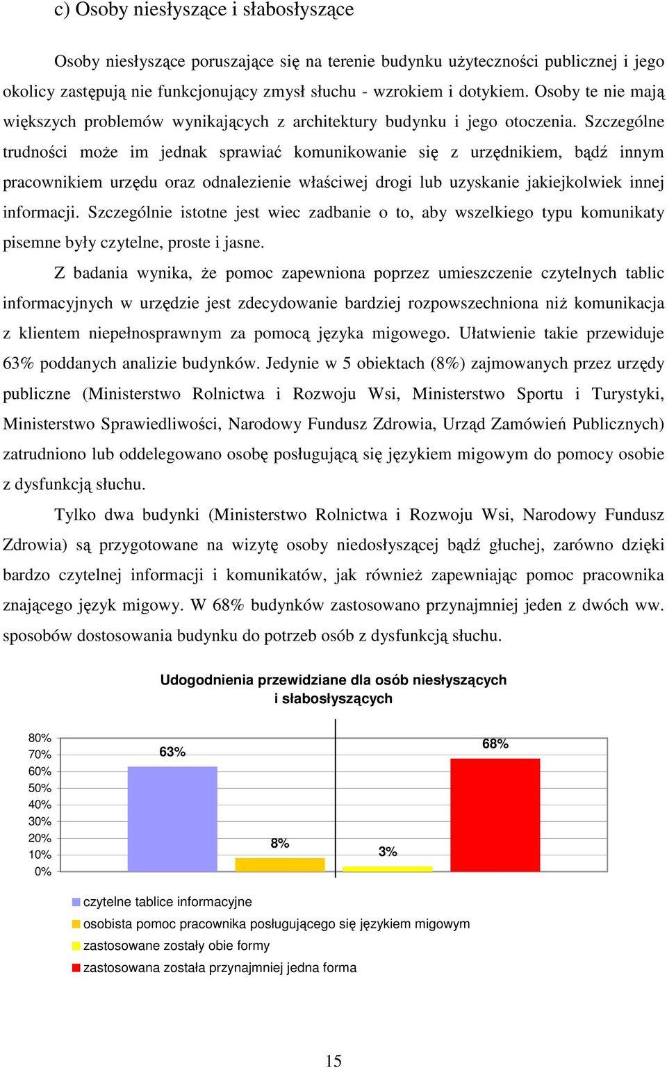 Szczególne trudności moŝe im jednak sprawiać komunikowanie się z urzędnikiem, bądź innym pracownikiem urzędu oraz odnalezienie właściwej drogi lub uzyskanie jakiejkolwiek innej informacji.