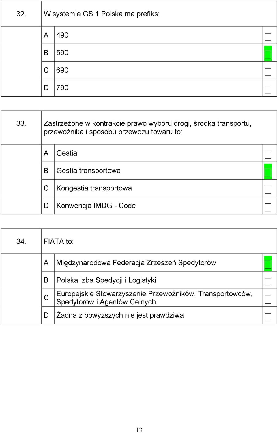 Gestia transportowa Kongestia transportowa Konwencja IMG - ode 34.