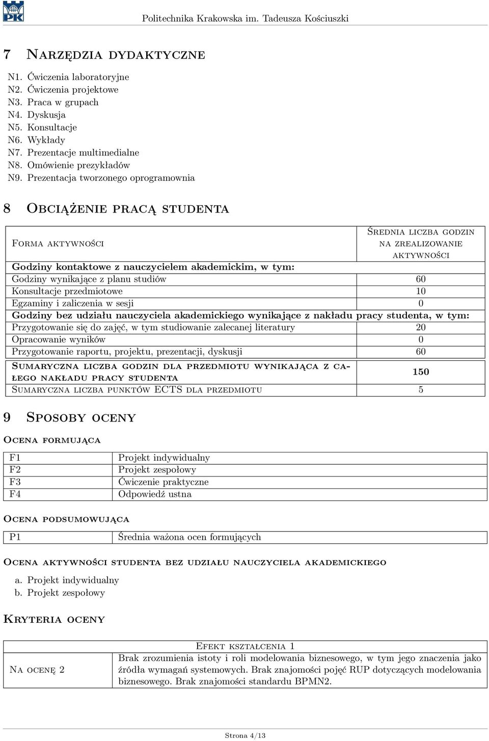 wynikające z planu studiów 60 Konsultacje przedmiotowe 10 Egzaminy i zaliczenia w sesji 0 Godziny bez udziału nauczyciela akademickiego wynikające z nakładu pracy studenta, w tym: Przygotowanie się