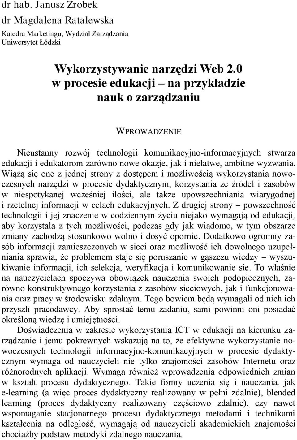 ambitne wyzwania.