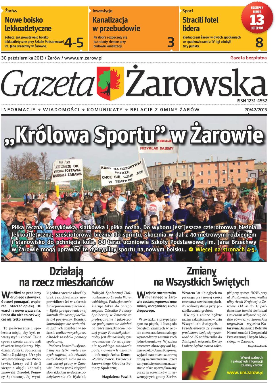 30 października 2013 / Żarów / www.um.zarow.