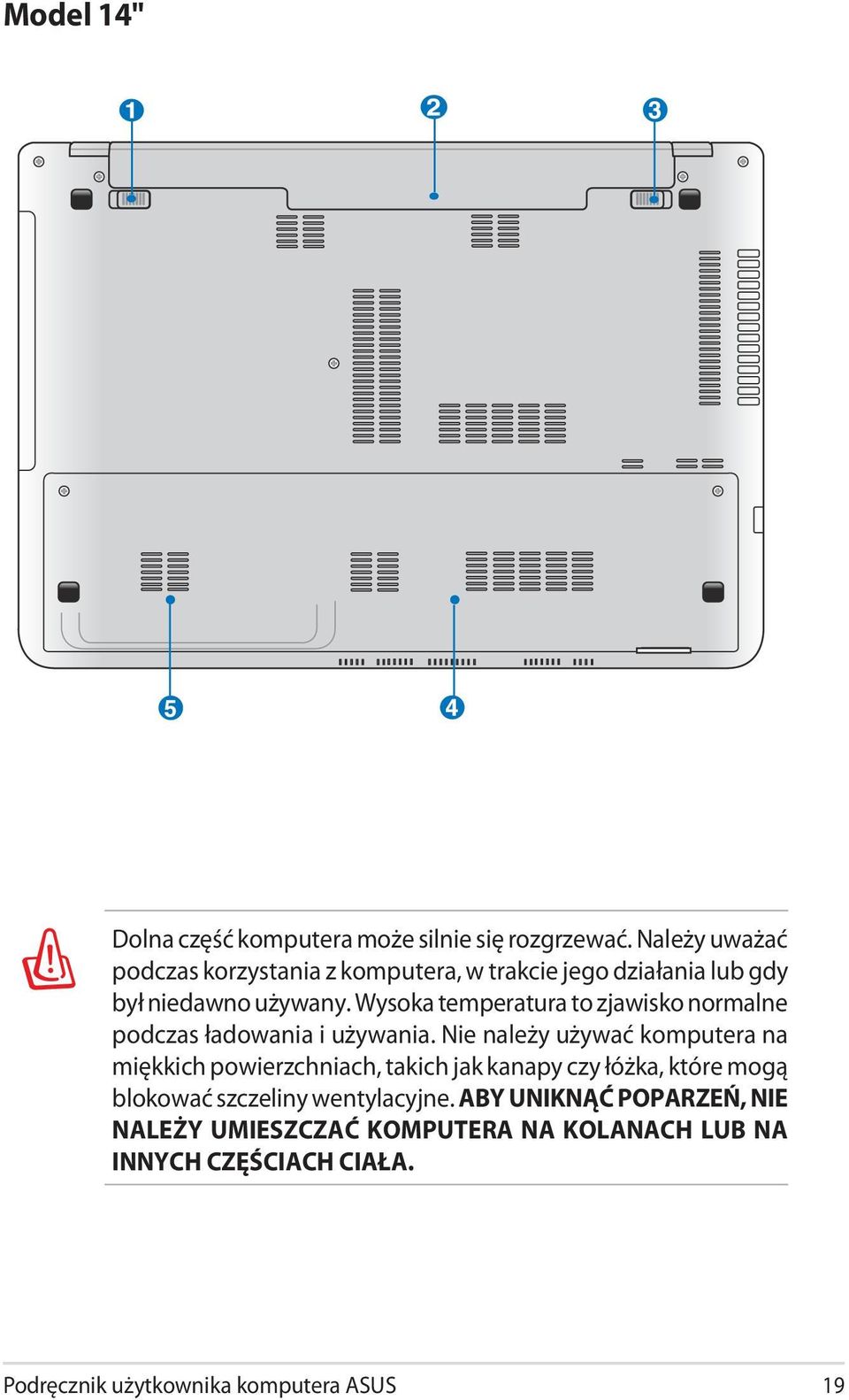 Wysoka temperatura to zjawisko normalne podczas ładowania i używania.