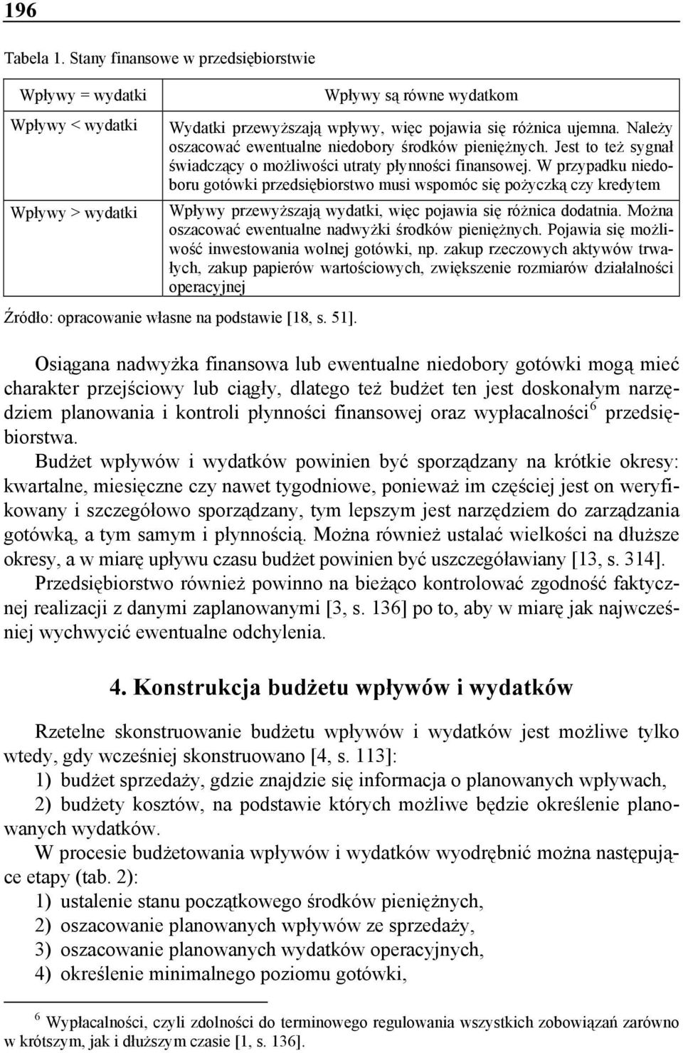 W przypadku niedoboru gotówki przedsiębiorstwo musi wspomóc się pożyczką czy kredytem Wpływy przewyższają wydatki, więc pojawia się różnica dodatnia.