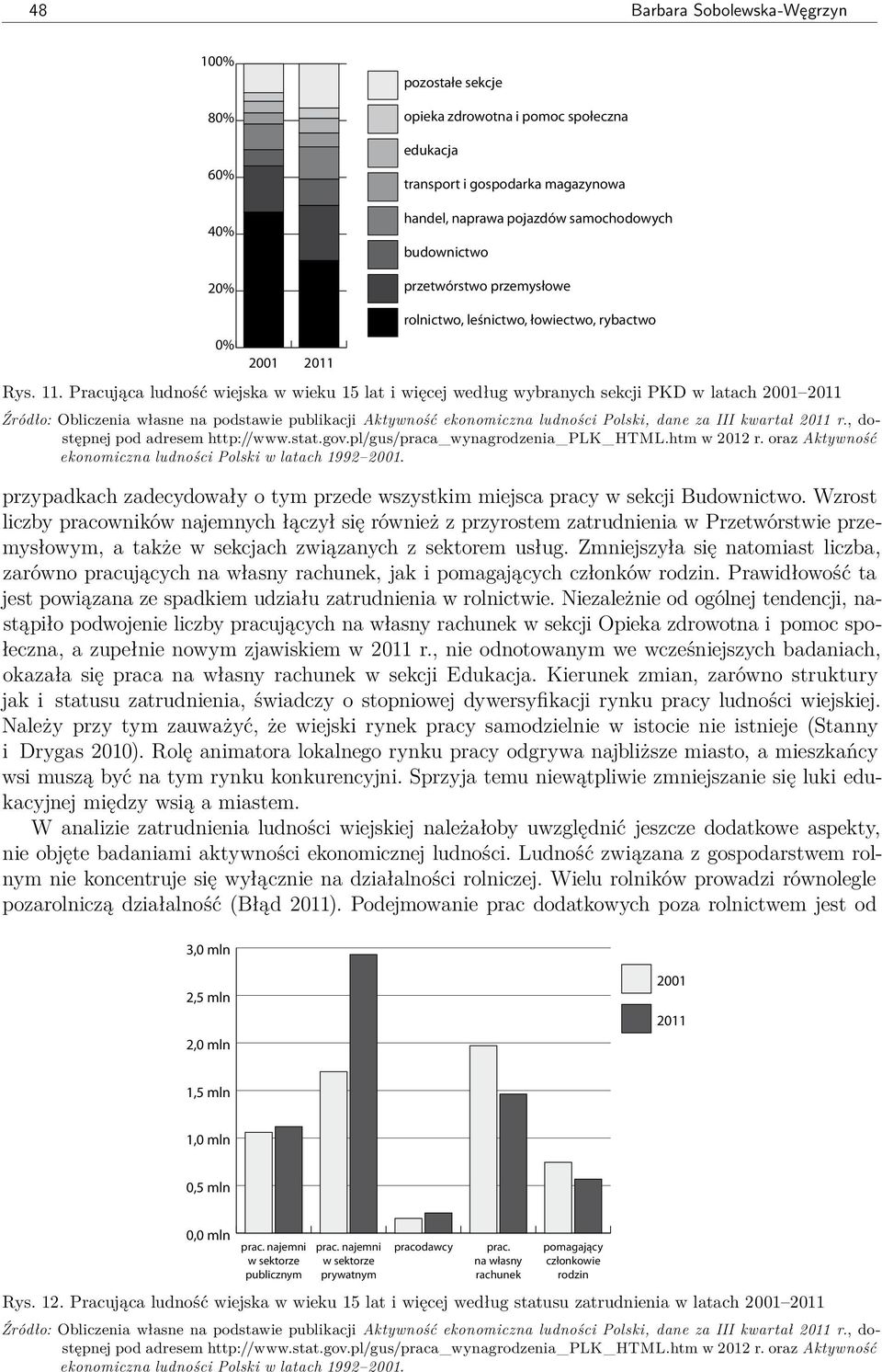 pl/gus/praca_wynagrodzenia_plk_html.htm w 2012 r. oraz Aktywność ekonomiczna ludności Polski w latach 1992. przypadkach zadecydowały o tym przede wszystkim miejsca pracy w sekcji Budownictwo.