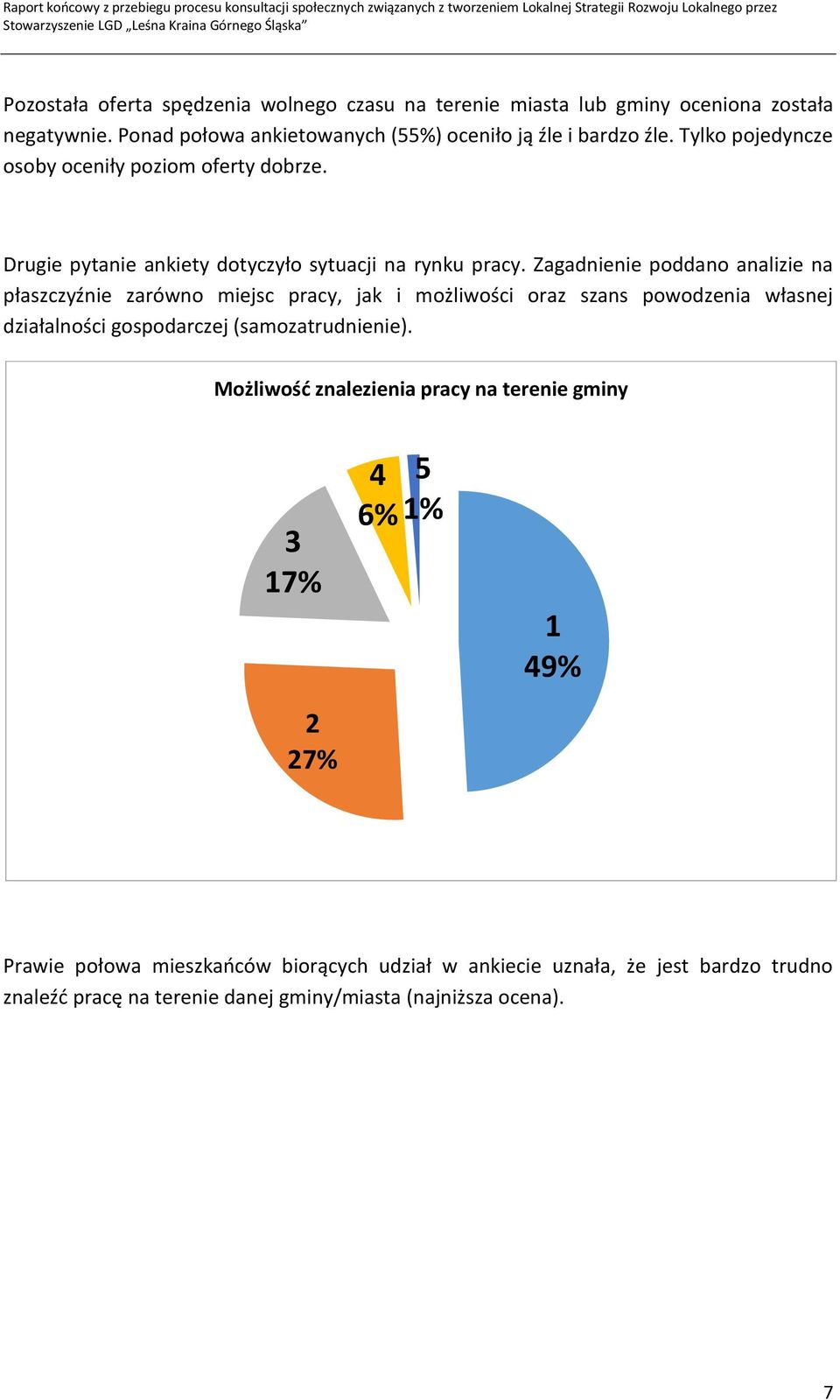 Zagadnienie poddano analizie na płaszczyźnie zarówno miejsc pracy, jak i możliwości oraz szans powodzenia własnej działalności gospodarczej (samozatrudnienie).