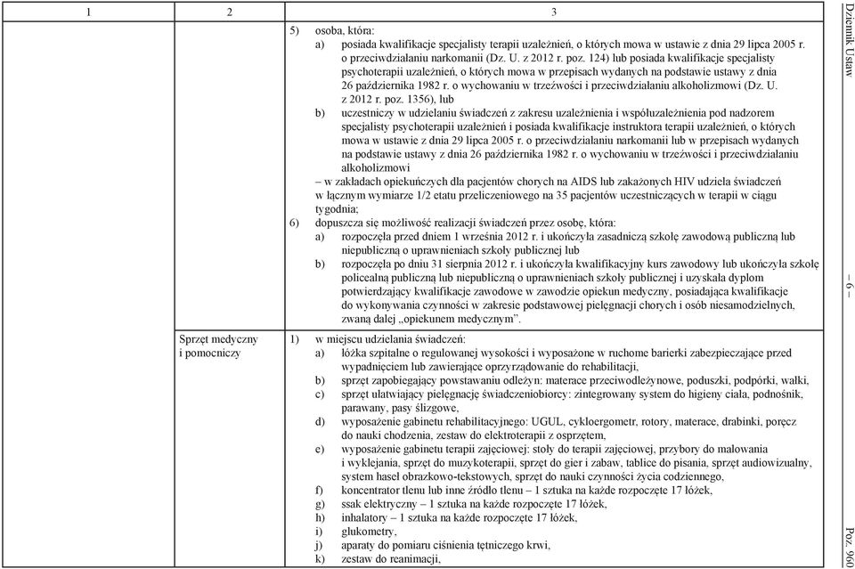 o wychowaniu w trzeźwości i przeciwdziałaniu alkoholizmowi (Dz. U. z 2012 r. poz.