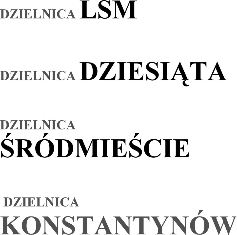 DZIELNICA