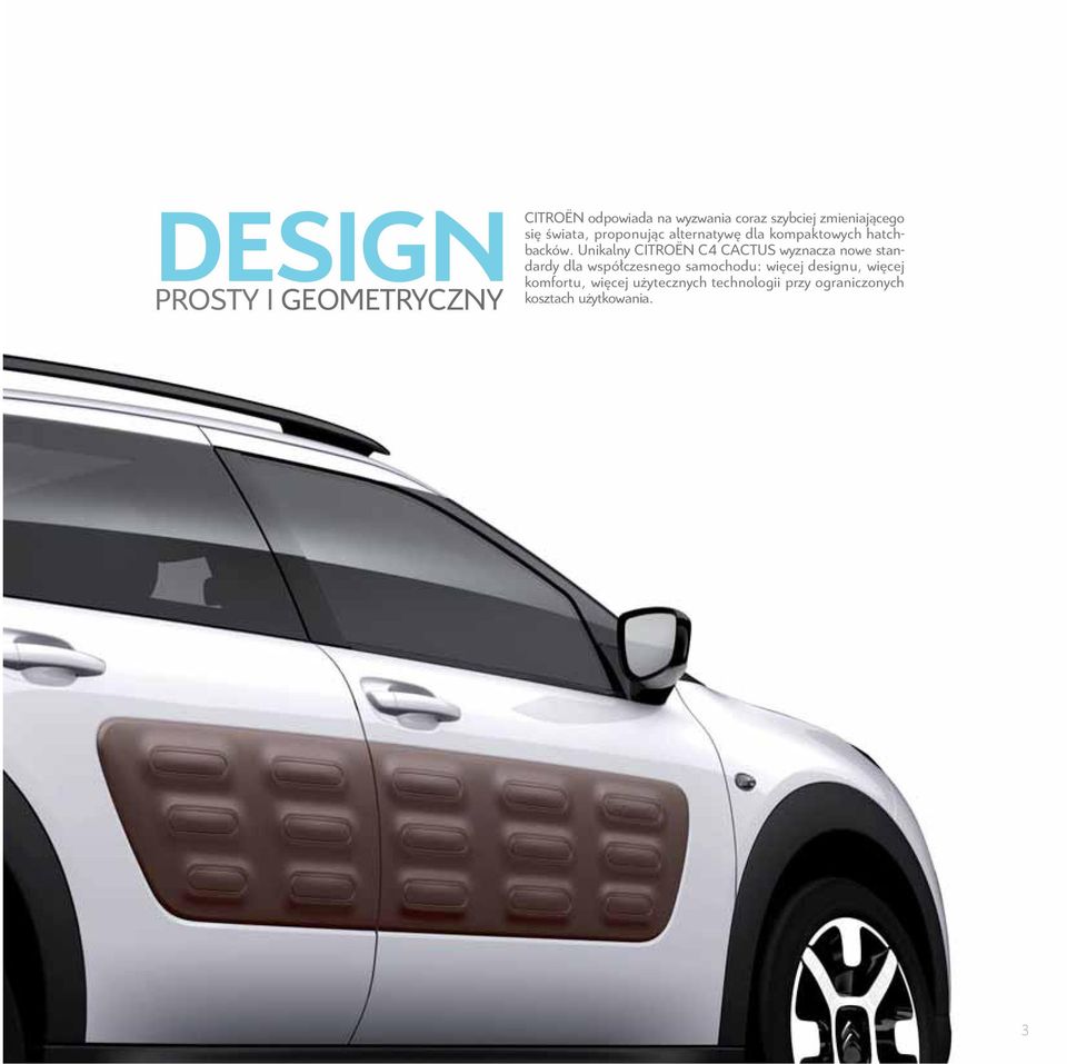 Unikalny CITROËN C4 CACTUS wyznacza nowe standardy dla współczesnego samochodu: