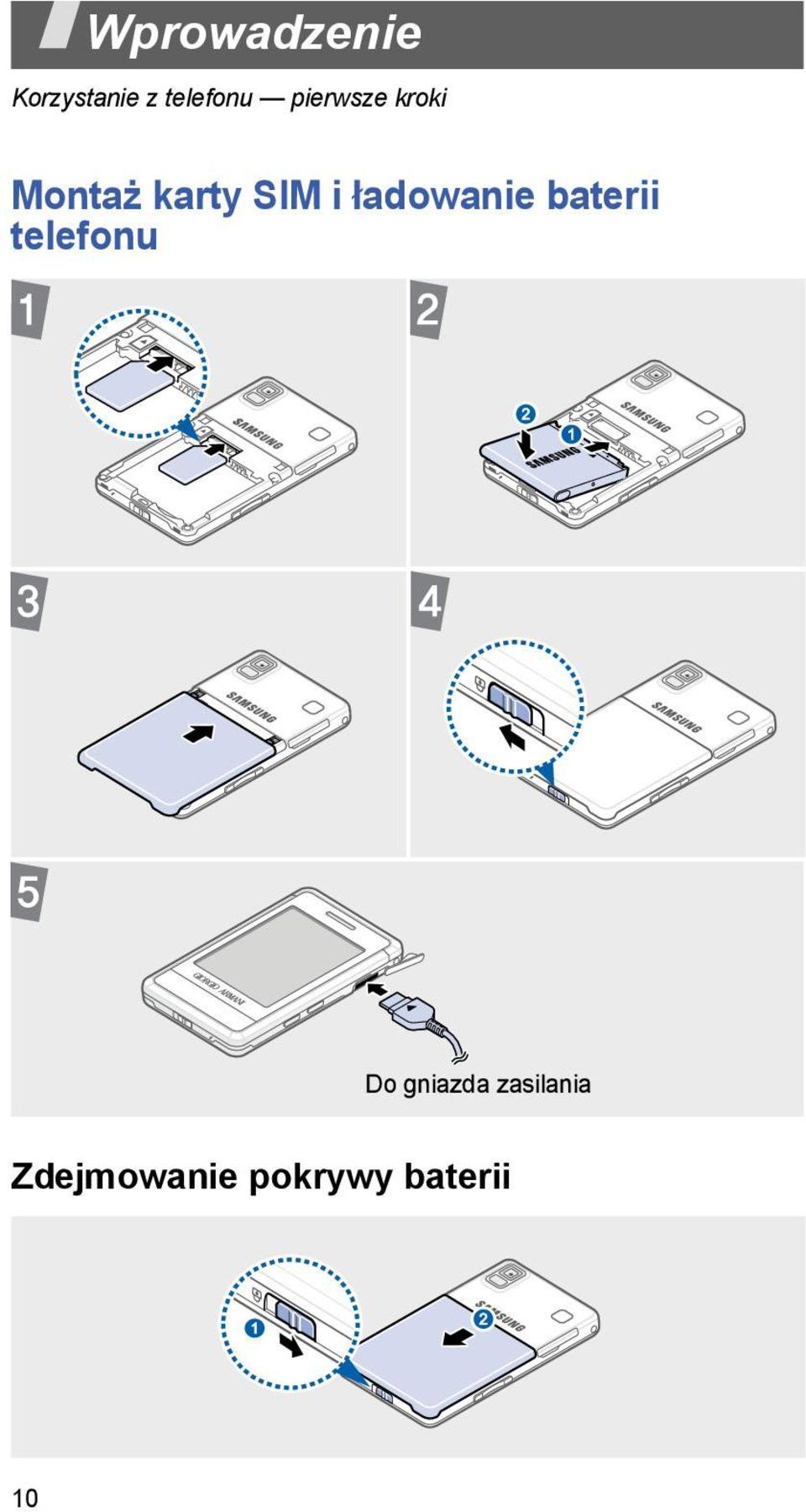 ładowanie baterii telefonu Do