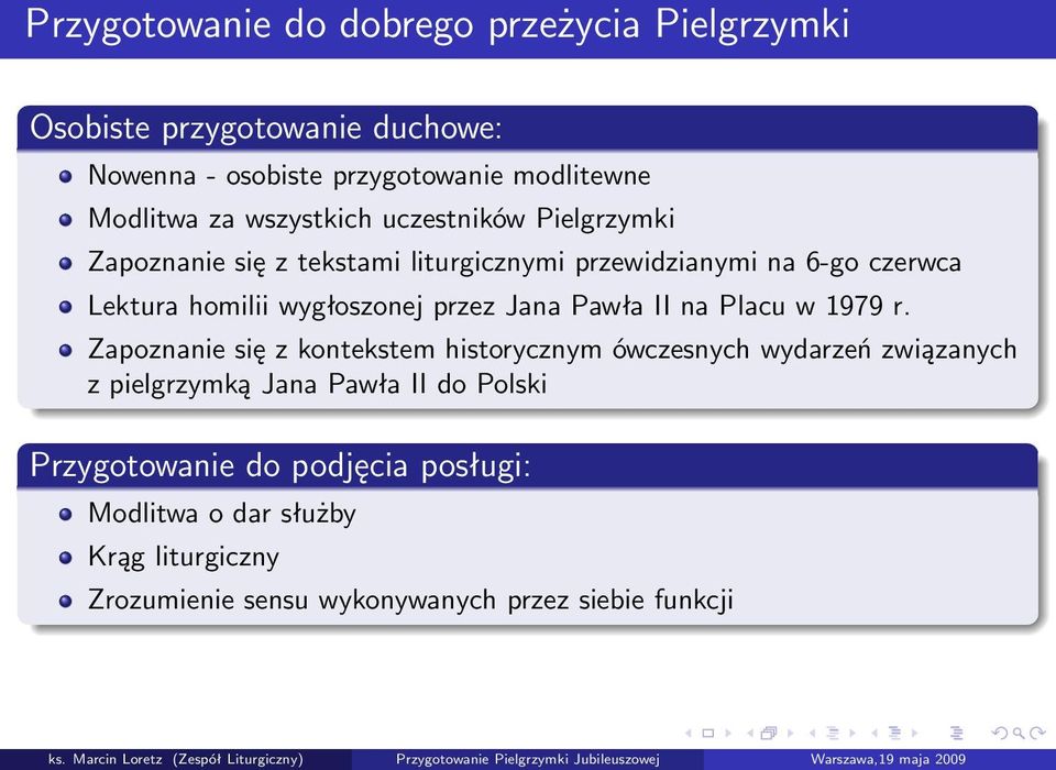 przez Jana Pawła II na Placu w 1979 r.