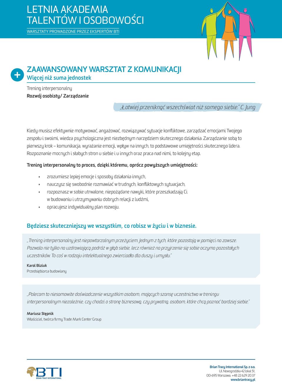 Jung Kiedy musisz efektywnie motywowac, angaz owac, rozwia zywac sytuacje konfliktowe, zarza dzac emocjami Twojego zespołu i swoimi, wiedza psychologiczna jest niezbe dnym narze dziem skutecznego