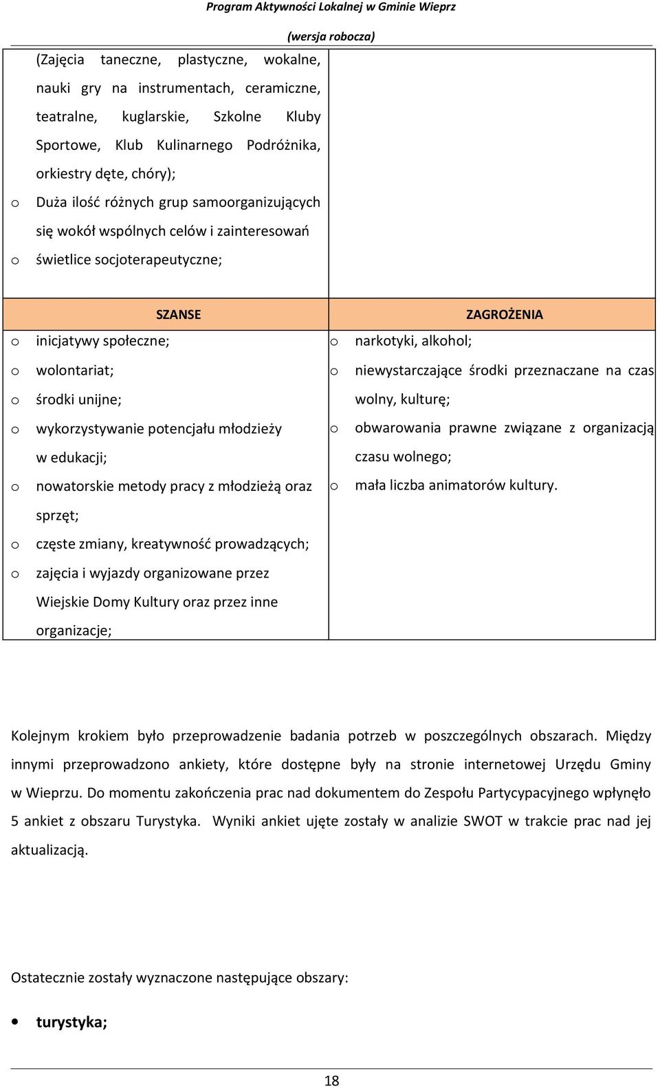 wlntariat; niewystarczające śrdki przeznaczane na czas śrdki unijne; wlny, kulturę; wykrzystywanie ptencjału młdzieży bwarwania prawne związane z rganizacją w edukacji; czasu wlneg; nwatrskie metdy