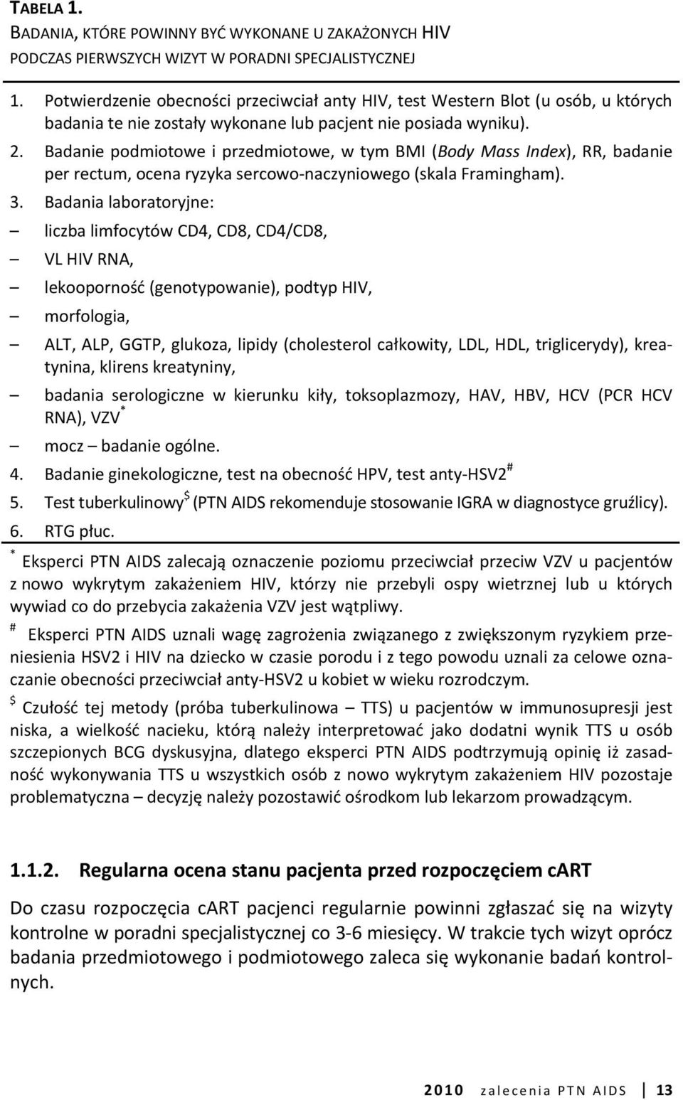 Badanie podmiotowe i przedmiotowe, w tym BMI (Body Mass Index), RR, badanie per rectum, ocena ryzyka sercowo-naczyniowego (skala Framingham). 3.