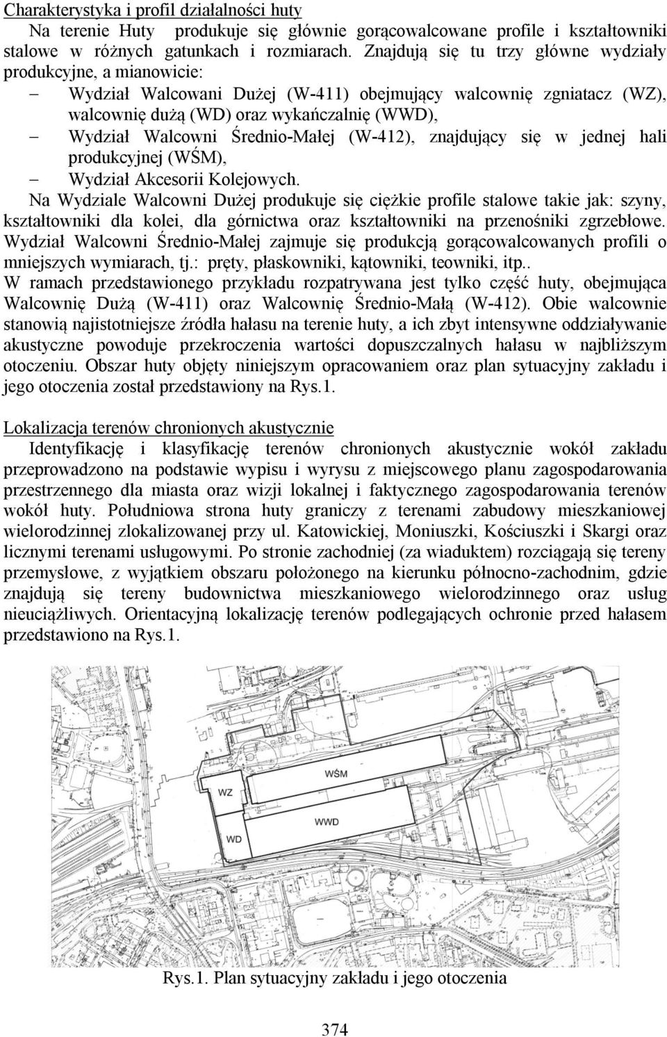 Średnio-Małej (W-412), znajdujący się w jednej hali produkcyjnej (WŚM), Wydział Akcesorii Kolejowych.