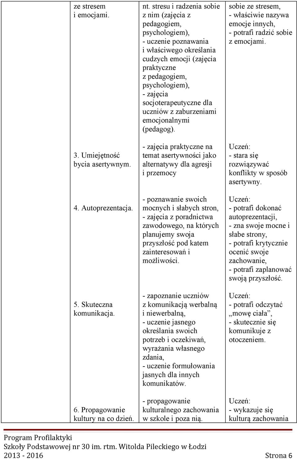 socjoterapeutyczne dla uczniów z zaburzeniami emocjonalnymi (pedagog).