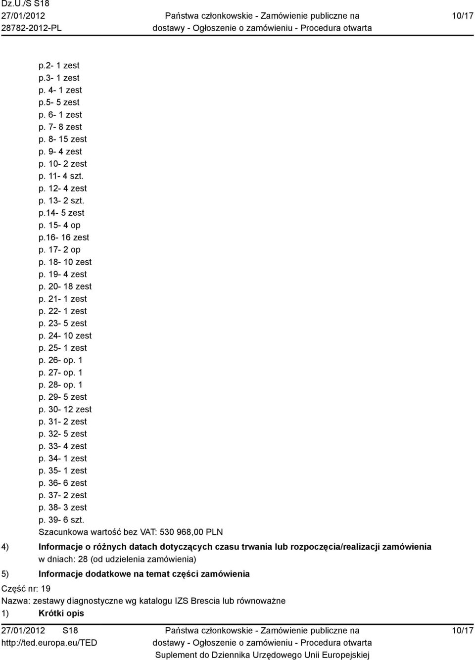 27- op. 1 p. 28- op. 1 p. 29-5 zest p. 30-12 zest p. 31-2 zest p. 32-5 zest p. 33-4 zest p. 34-1 zest p. 35-1 zest p. 36-6 zest p. 37-2 zest p. 38-3 zest p.