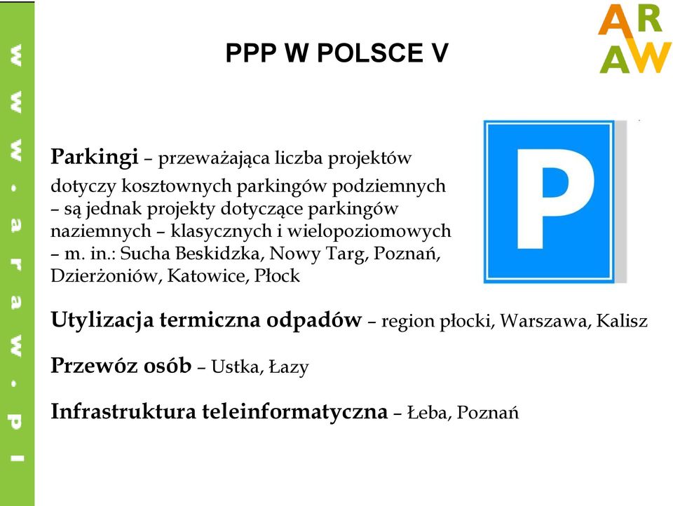 : Sucha Beskidzka, Nowy Targ, Poznań, Dzierżoniów, Katowice, Płock Utylizacja termiczna odpadów