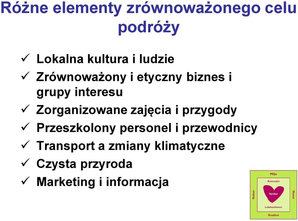 Zorganizowane zajęcia i przygody Przeszkolony personel i