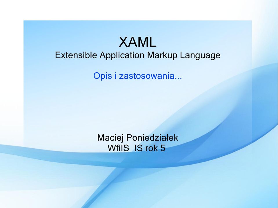 Language Opis i