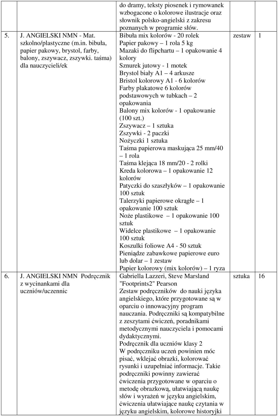 Bibuła mix kolorów - 20 rolek Papier pakowy 1 rola 5 kg Mazaki do flipchartu 1 opakowanie 4 kolory Sznurek jutowy - 1 motek Brystol biały A1 4 arkusze Bristol kolorowy A1-6 kolorów Farby plakatowe 6