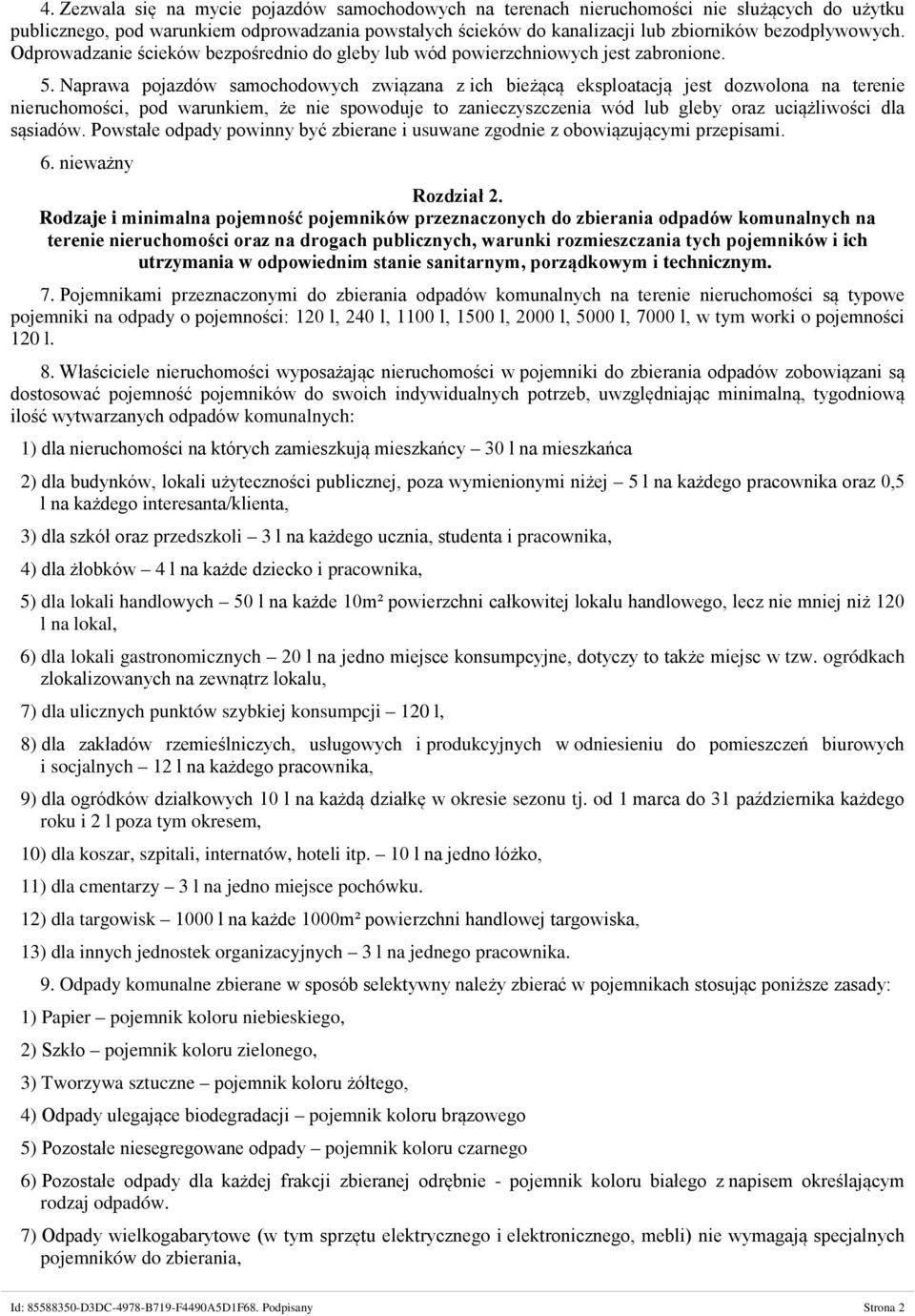 Naprawa pojazdów samochodowych związana z ich bieżącą eksploatacją jest dozwolona na terenie nieruchomości, pod warunkiem, że nie spowoduje to zanieczyszczenia wód lub gleby oraz uciążliwości dla