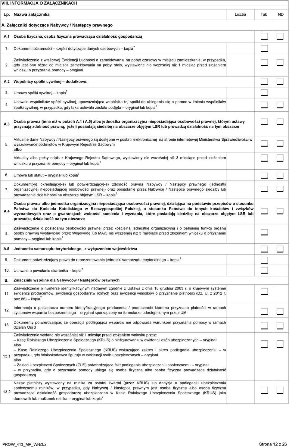 Zaświadczenie z właściwej Ewidencji Ludności o zameldowaniu na pobyt czasowy w miejscu zamieszkania, w przypadku, gdy jest ono różne od miejsca zameldowania na pobyt stały, wystawione nie wcześniej