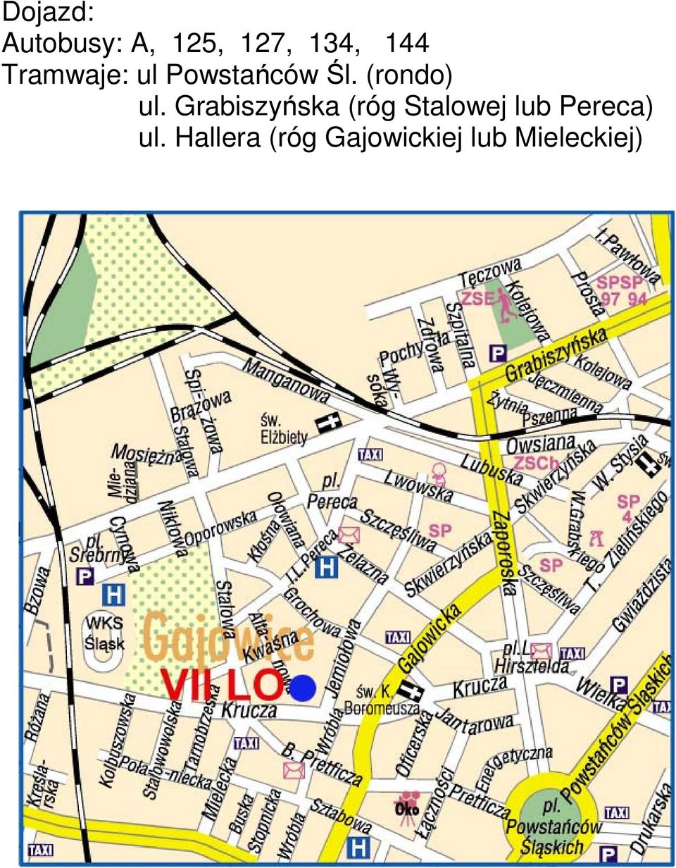 Grabiszyńska (róg Stalowej lub Pereca)