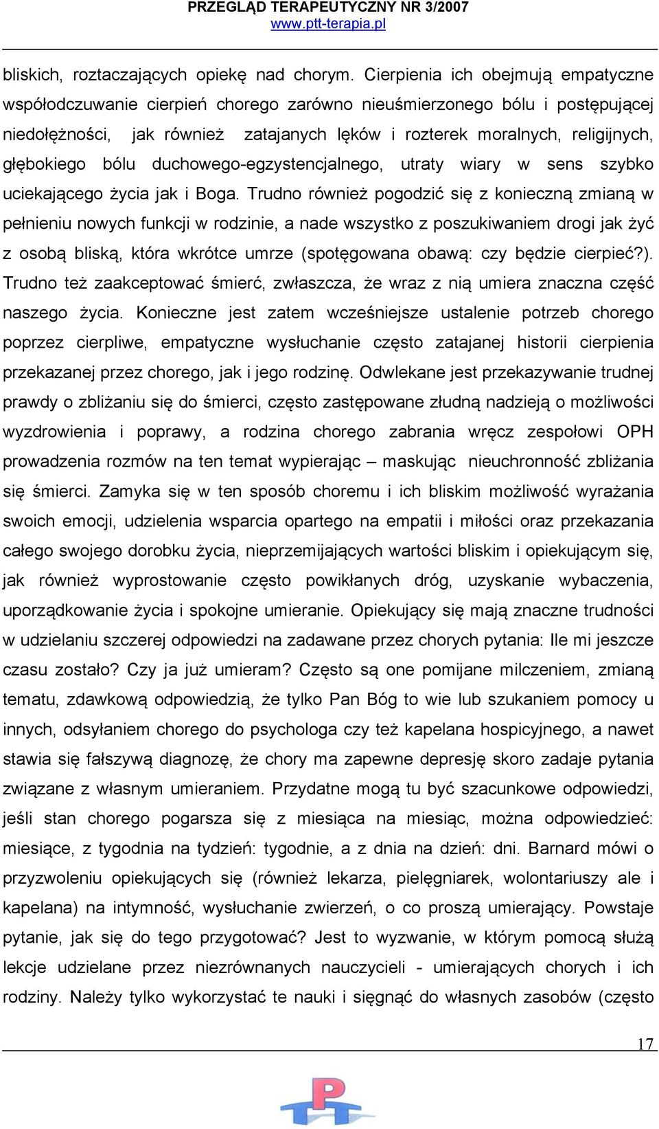 głębokiego bólu duchowego-egzystencjalnego, utraty wiary w sens szybko uciekającego życia jak i Boga.