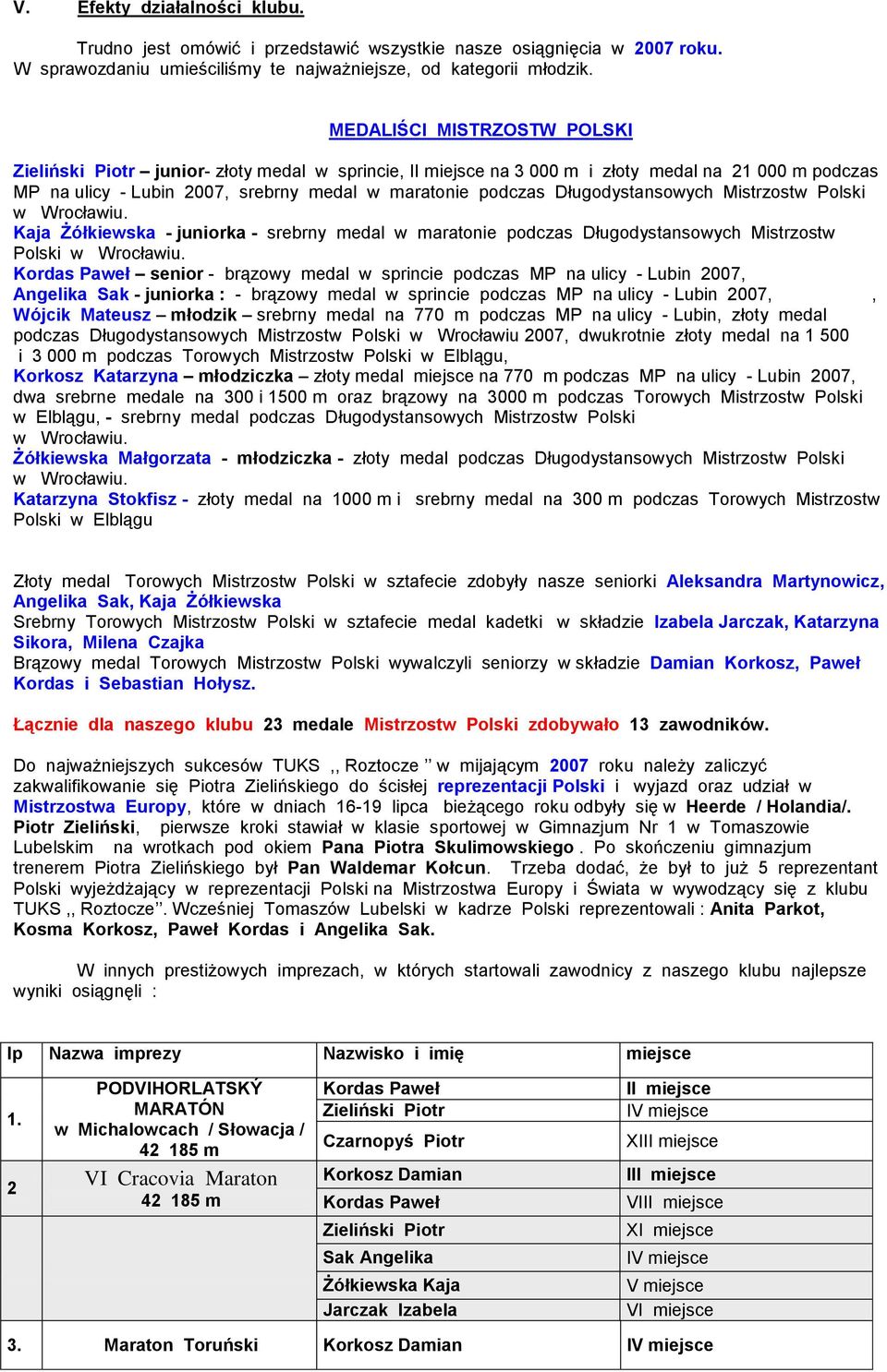 Mistrzostw Polski w Wrocławiu. Kaja Żółkiewska - juniorka - srebrny medal w maratonie podczas Długodystansowych Mistrzostw Polski w Wrocławiu.