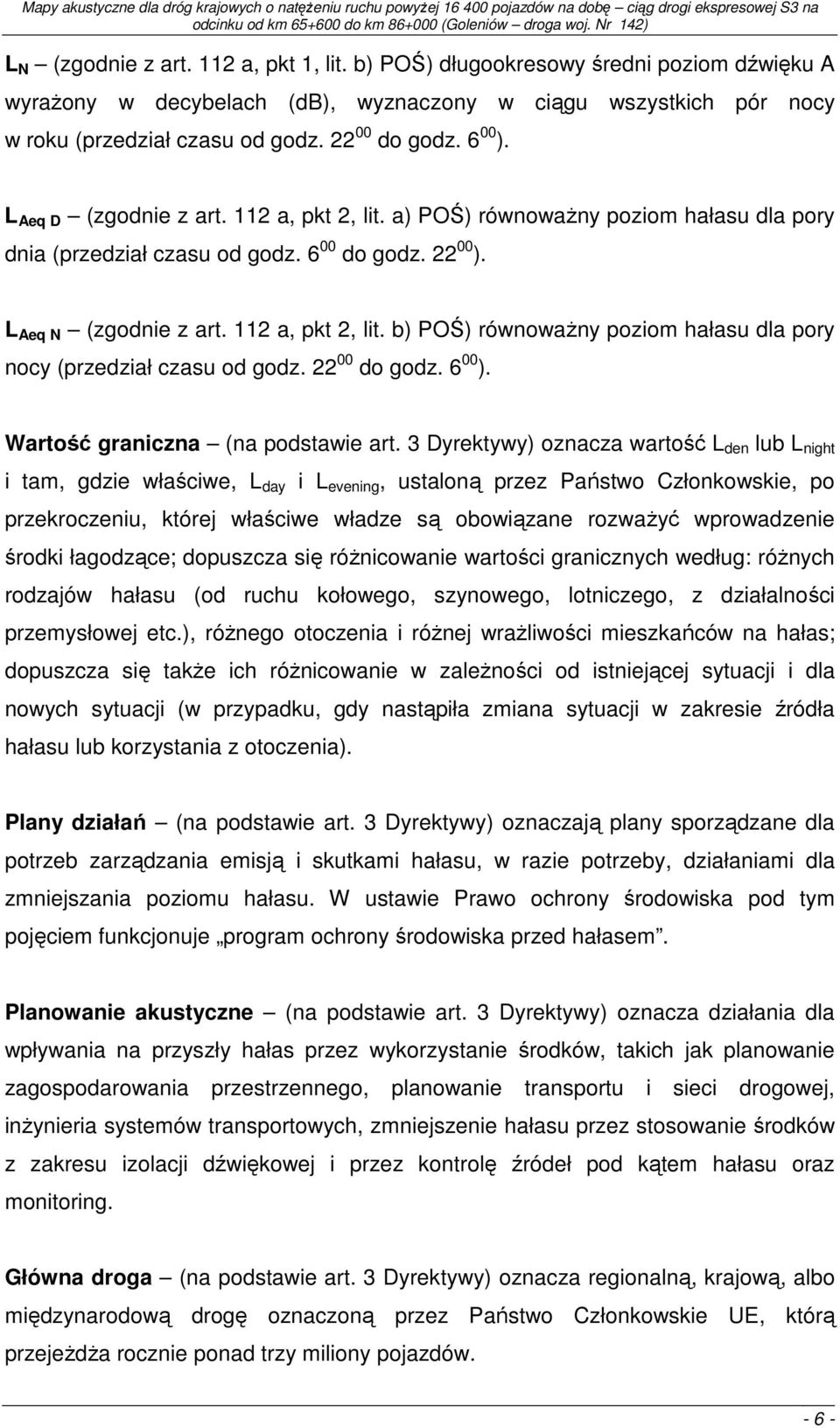 22 00 do godz. 6 00 ). Wartość graniczna (na podstawie art.