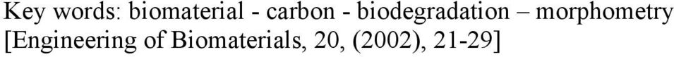 morphometry [Engineering of