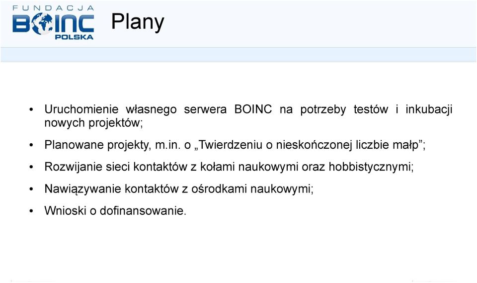 o Twierdzeniu o nieskończonej liczbie małp ; Rozwijanie sieci kontaktów z