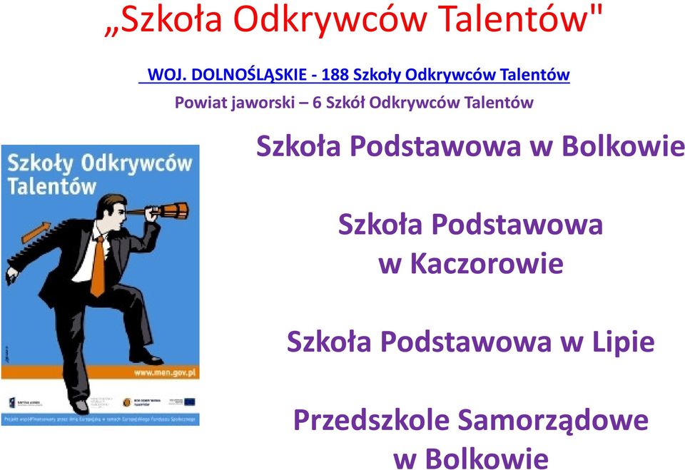 jaworski 6 Szkół Odkrywców Talentów Szkoła Podstawowa w