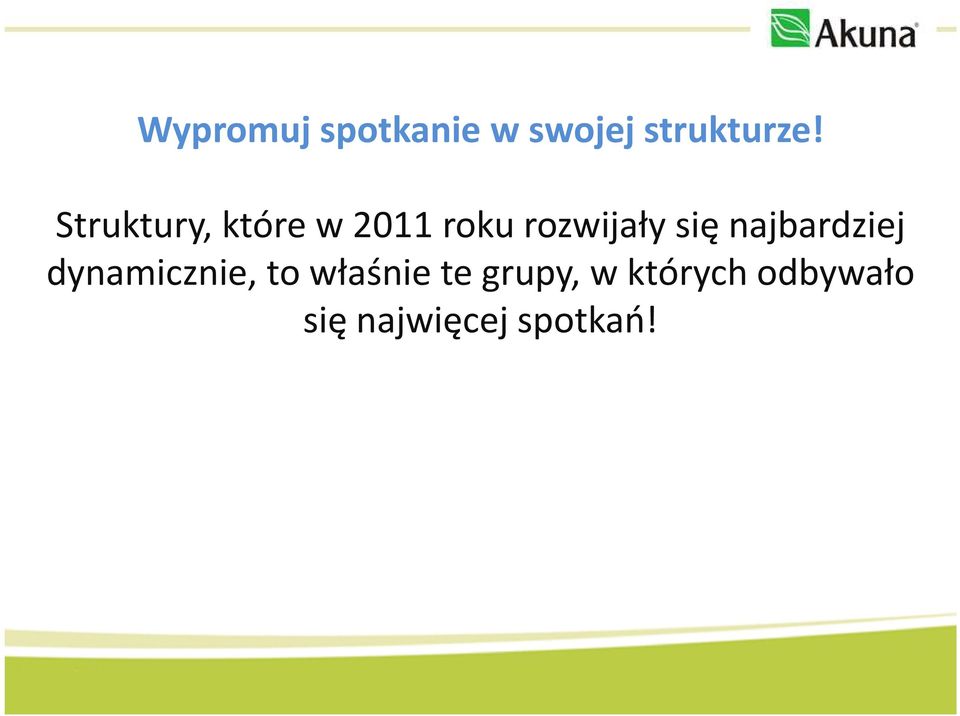 najbardziej dynamicznie, to właśnie te