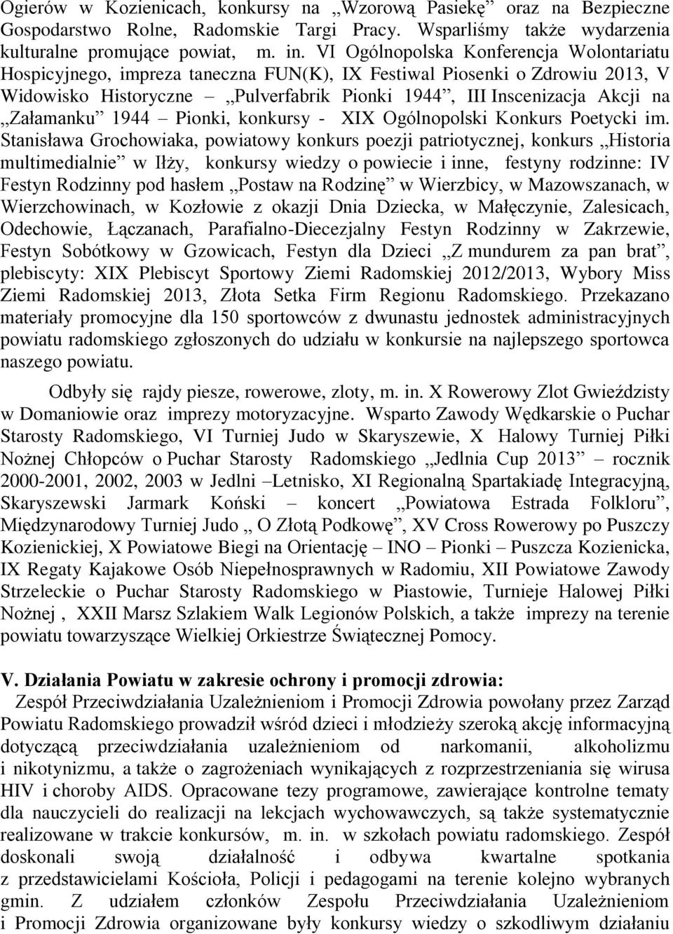 Załamanku 1944 Pionki, konkursy - XIX Ogólnopolski Konkurs Poetycki im.