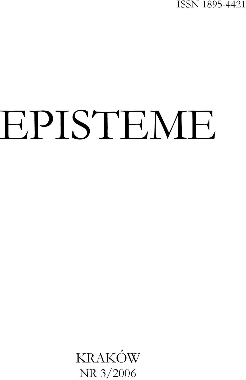 EPISTEME