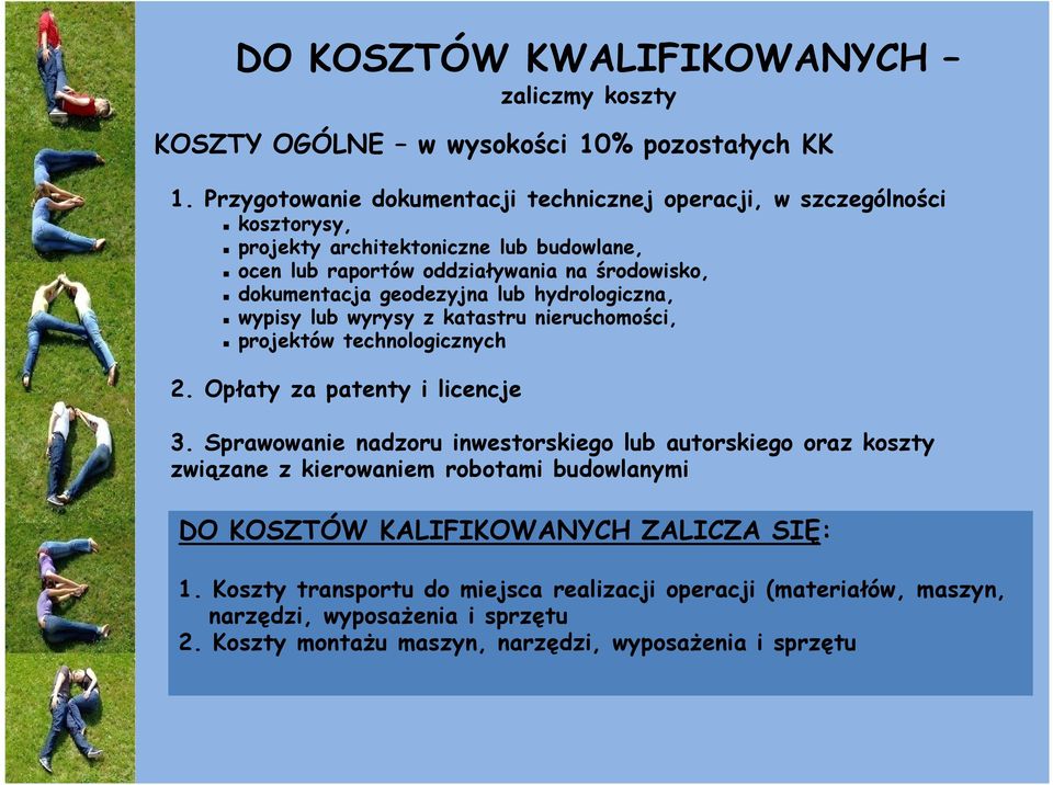 geodezyjna lub hydrologiczna, wypisy lub wyrysy z katastru nieruchomości, projektów technologicznych 2. Opłaty za patenty i licencje 3.