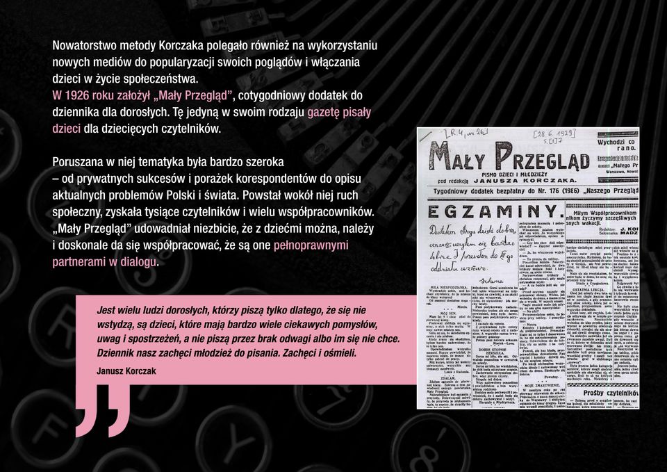 Poruszana w niej tematyka była bardzo szeroka od prywatnych sukcesów i porażek korespondentów do opisu aktualnych problemów Polski i świata.