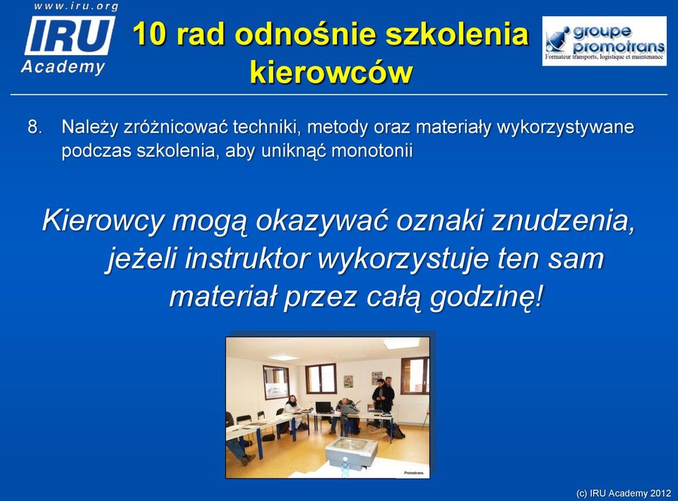 Kierowcy mogą okazywać oznaki znudzenia, jeżeli