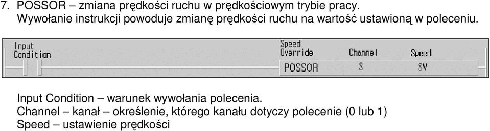 Wywołanie instrukcji powoduje zmianę