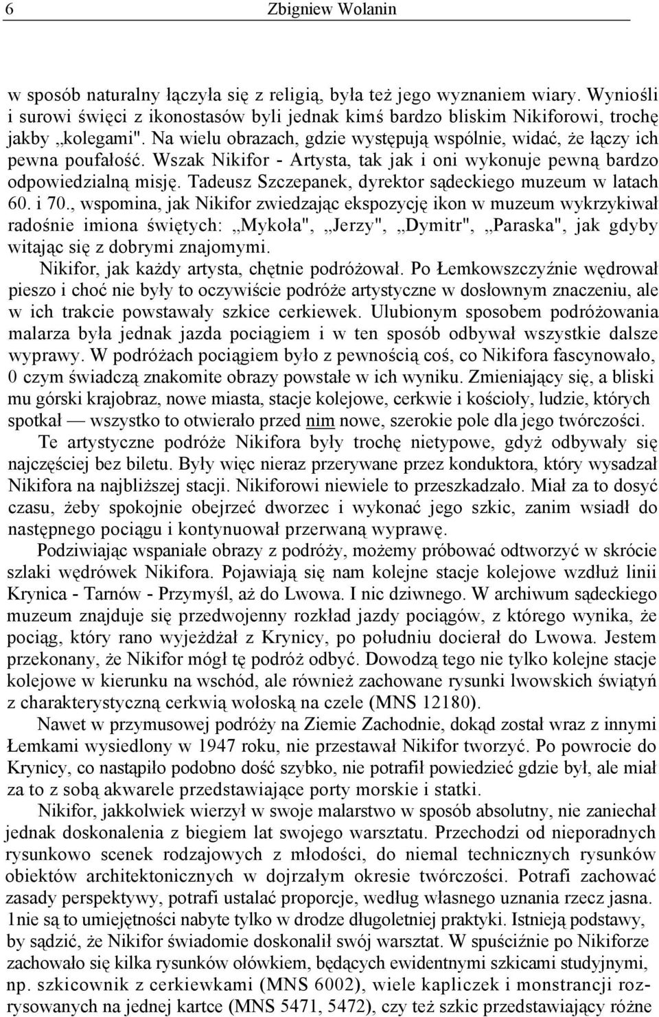 Tadeusz Szczepanek, dyrektor sądeckiego muzeum w latach 60. i 70.