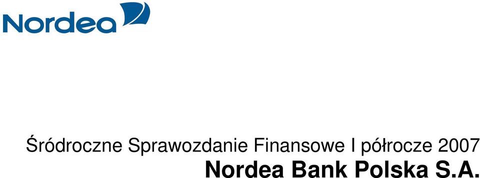 Finansowe I