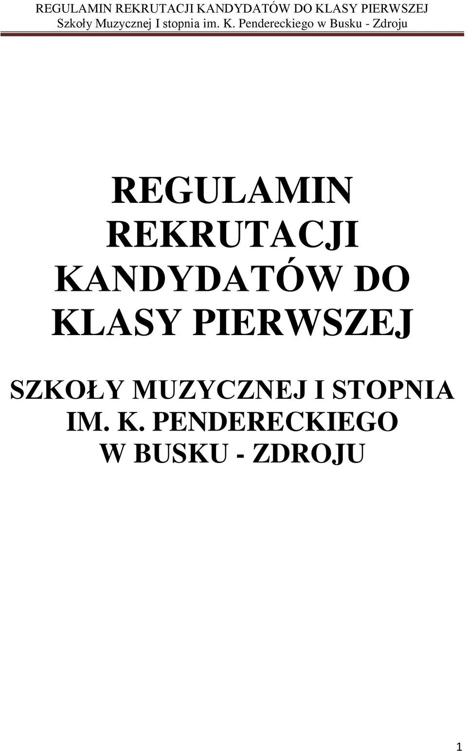 SZKOŁY MUZYCZNEJ I STOPNIA IM.