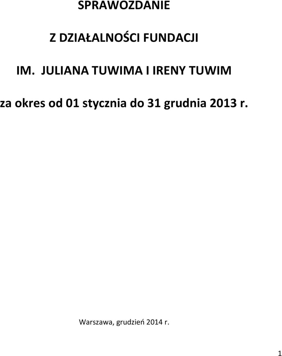 JULIANA TUWIMA I IRENY TUWIM za