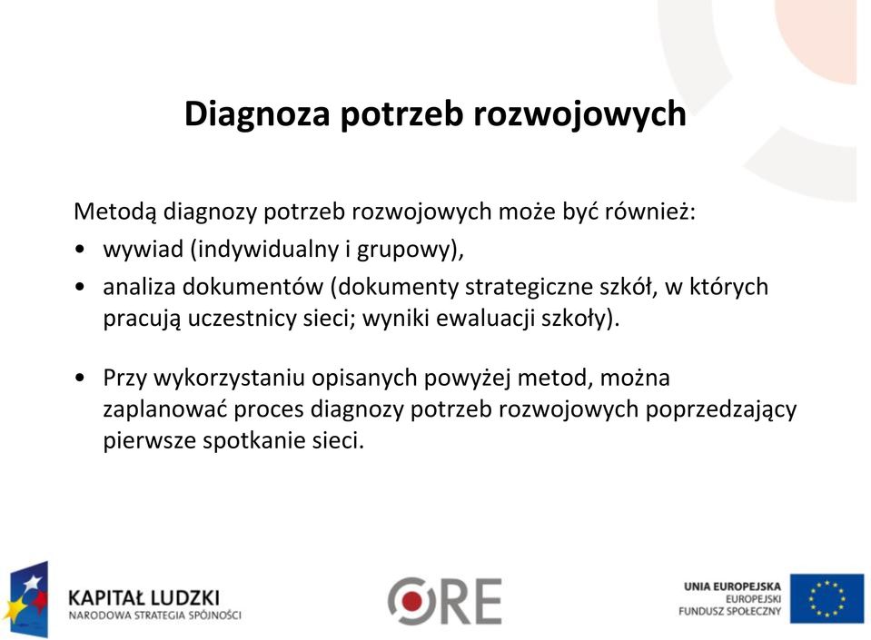 pracują uczestnicy sieci; wyniki ewaluacji szkoły).