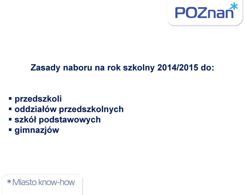 przedszkoli oddziałów