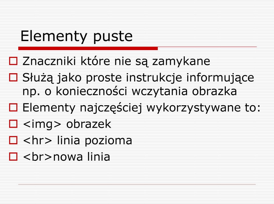 o konieczno ci wczytania obrazka Elementy najczę