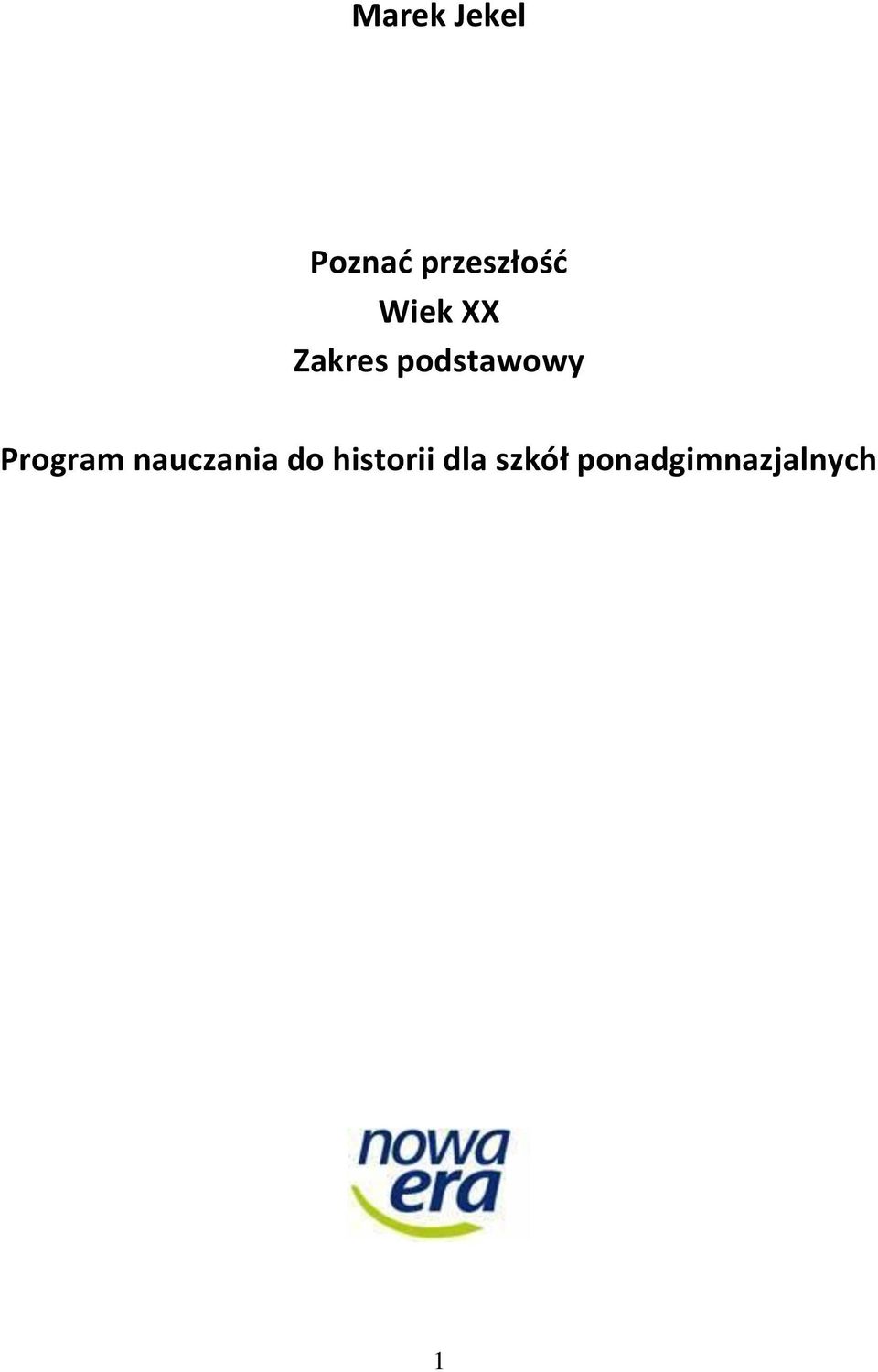 podstawowy Program nauczania