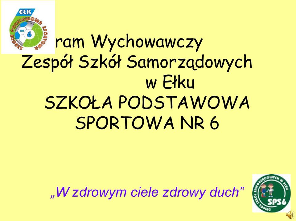 SZKOŁA PODSTAWOWA SPORTOWA